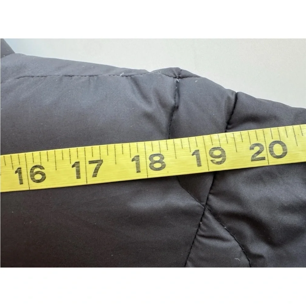 Vintage Polo Ralph Lauren Black Puffer Zip Up Coat Jacket Size M